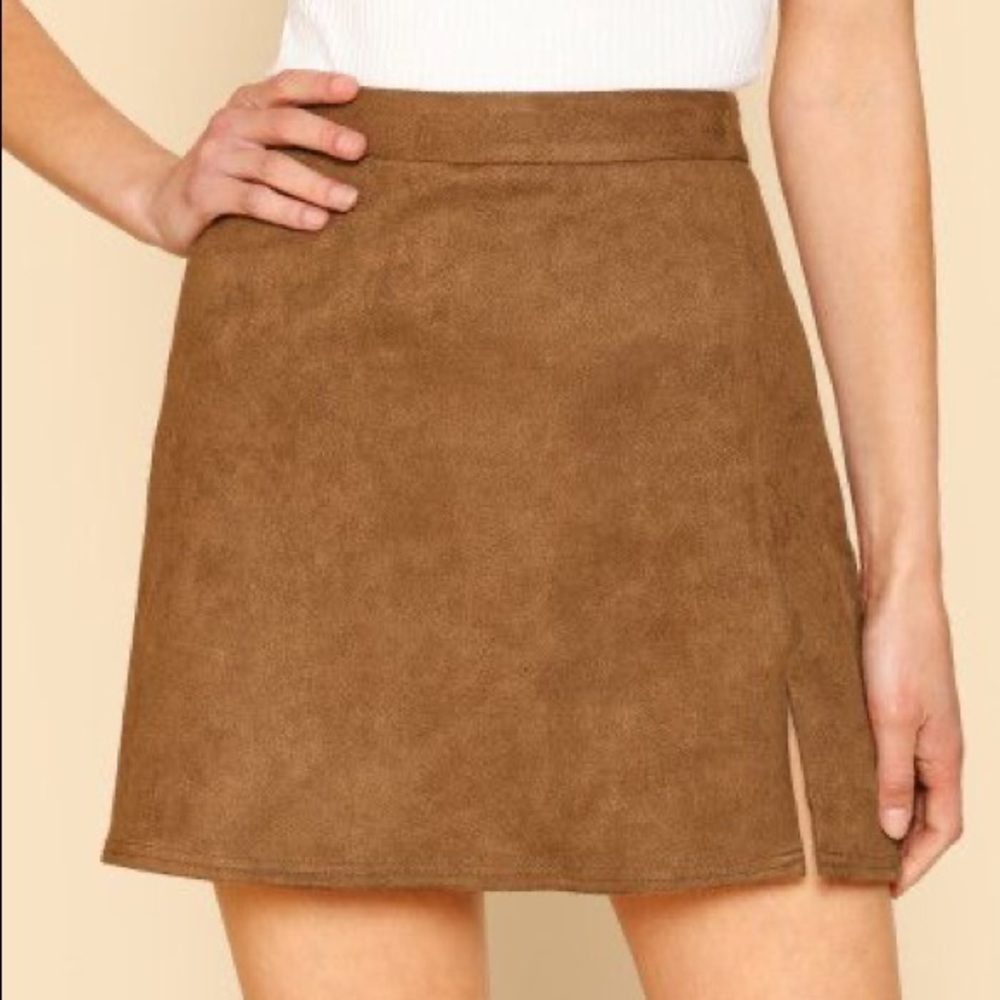 Shein Tan Skirt